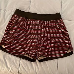 Lands' End Black and Red Women's Swim Shorts